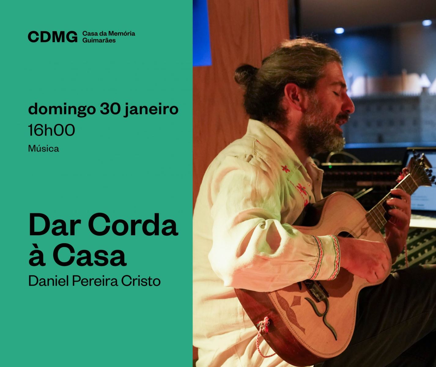 Concerto cordofones dia 30 de janeiro, em Guimares